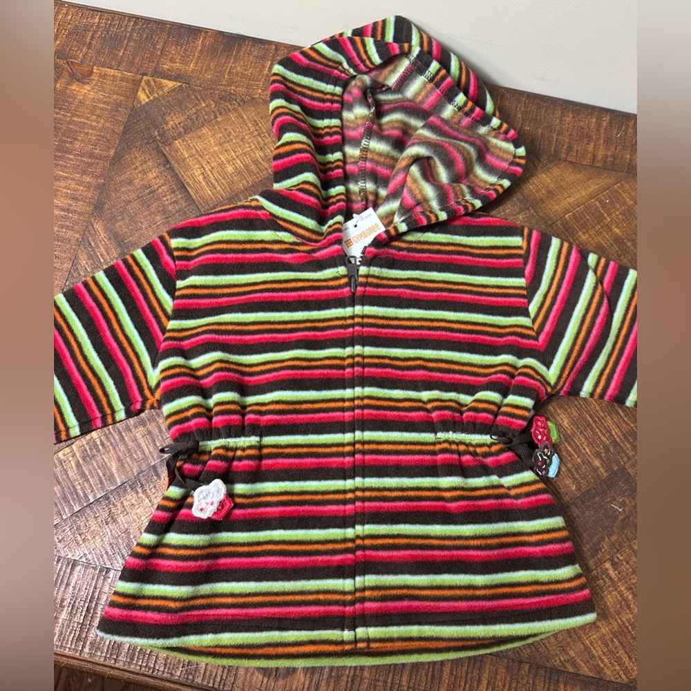 NWT Gymboree 6-12 Months Beautiful Cupcake Cutie Fleece Zip Up
